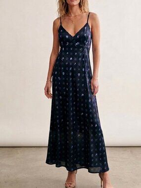 Ciao Lucia Babydoll Verdi Floral Slip Dress Size Large